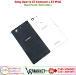 Sony Xperia Z3 Compact Back Glass Price In Pakistan