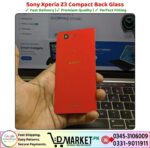 Sony Xperia Z3 Compact Back Glass Price In Pakistan