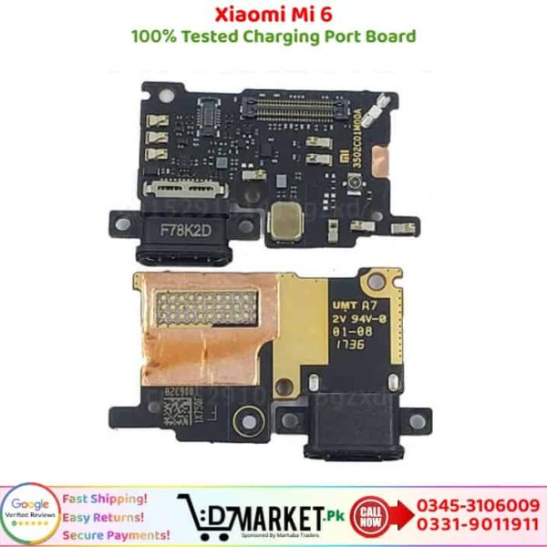 Xiaomi Mi 6 Charging Port Board Price In Pakistan