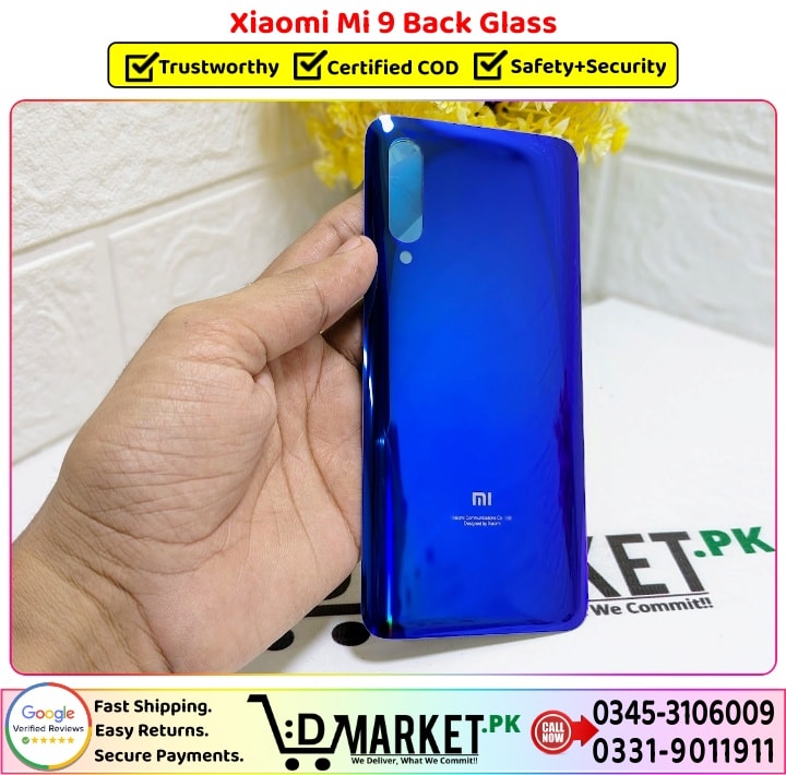 Xiaomi Mi 9 Back Glass Price In Pakistan