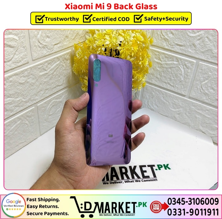Xiaomi Mi 9 Back Glass Price In Pakistan