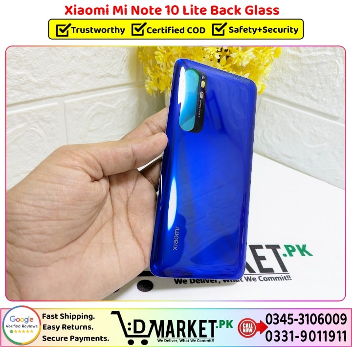 Xiaomi Mi Note 10 Lite Back Glass Price In Pakistan