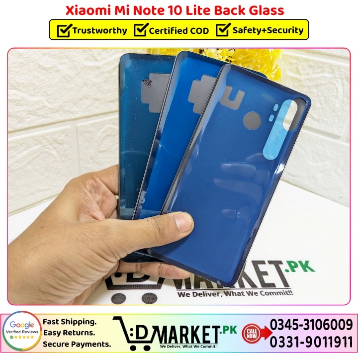 Xiaomi Mi Note 10 Lite Back Glass Price In Pakistan