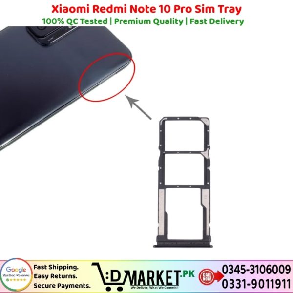 Xiaomi Redmi Note 10 Pro Sim Tray Price In Pakistan