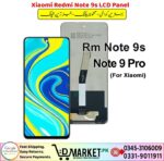 Xiaomi Redmi Note 9s LCD Panel Price In Pakistan