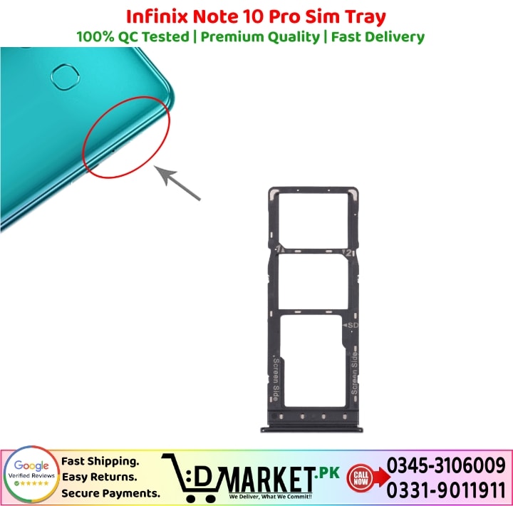 Infinix Note 10 Pro Sim Tray Price In Pakistan