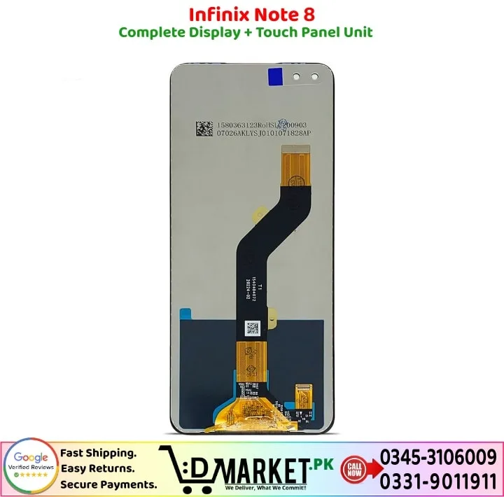 Infinix Note 8 LCD Panel Price In Pakistan