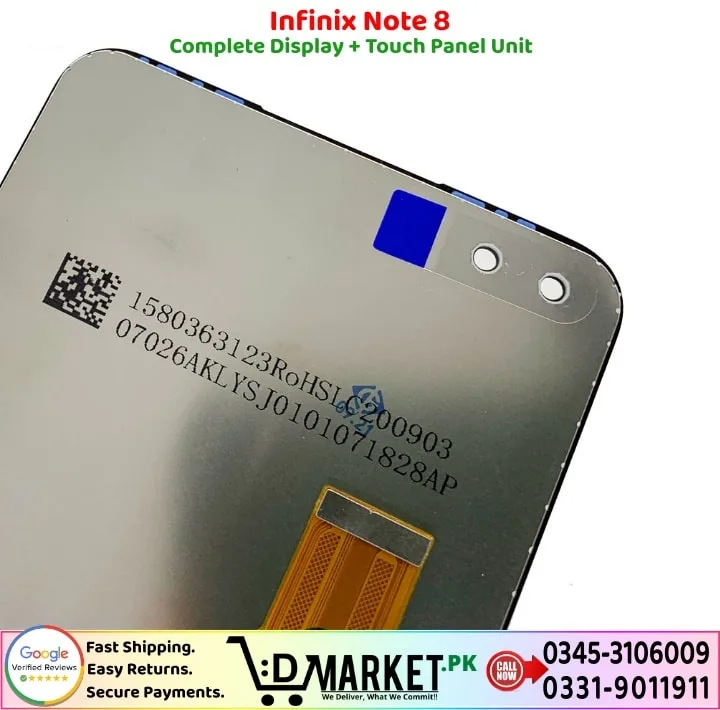 Infinix Note 8 LCD Panel Price In Pakistan