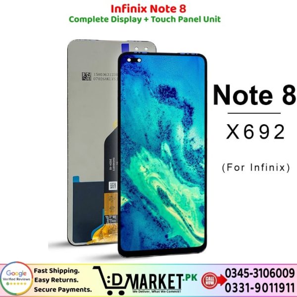 Infinix Note 8 LCD Panel Price In Pakistan
