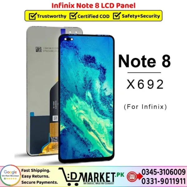 Infinix Note 8 LCD Panel Price In Pakistan