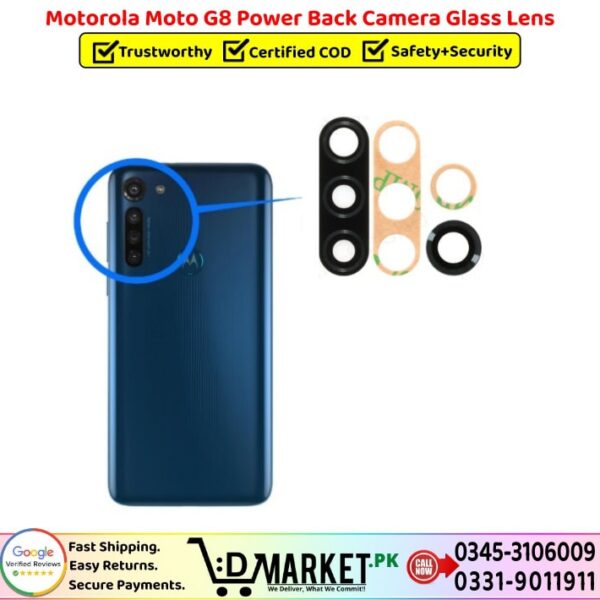 Motorola Moto G8 Power Back Camera Glass Lens Price In Pakistan