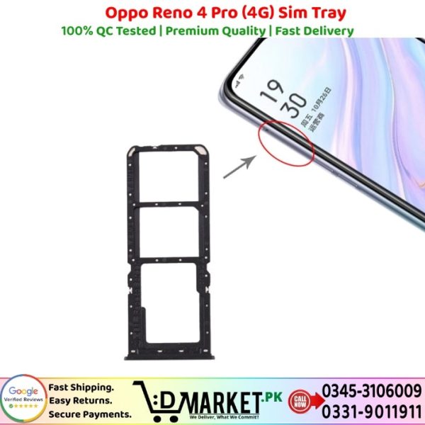 Oppo Reno 4 Pro 4G Sim Tray Price In Pakistan