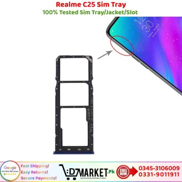 Realme C25 Sim Tray Price In Pakistan