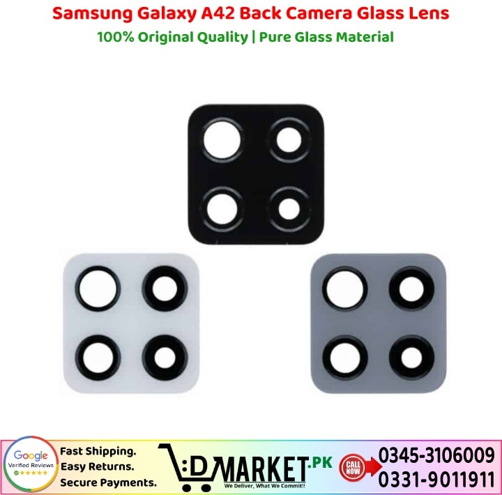 Samsung Galaxy A42 Back Camera Glass Lens Price In Pakistan