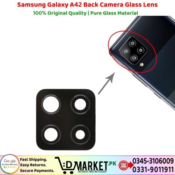 Samsung Galaxy A42 Back Camera Glass Lens Price In Pakistan