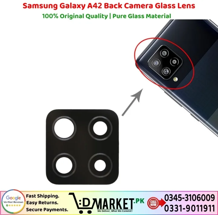 Samsung Galaxy A42 Back Camera Glass Lens Price In Pakistan