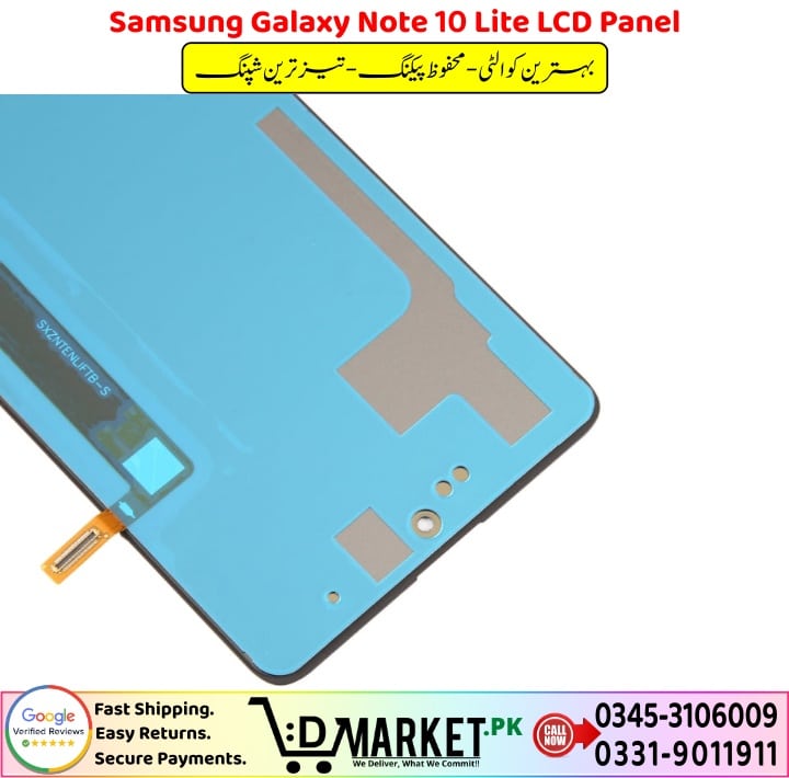 Samsung Galaxy Note 10 Lite LCD Panel Price In Pakistan