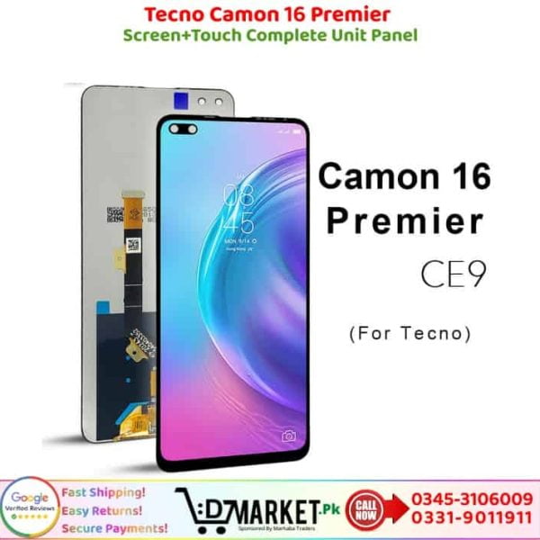 Tecno Camon 16 Premier LCD Panel Price In Pakistan