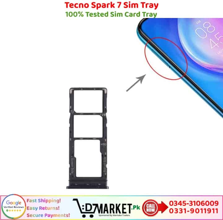 Tecno Spark 7 Sim Tray Price In Pakistan