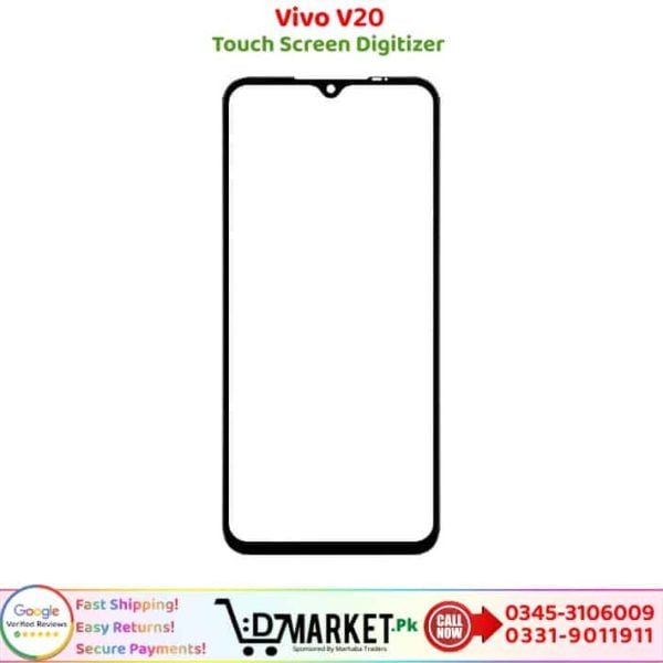 Vivo V20 Touch Glass Price In Pakistan