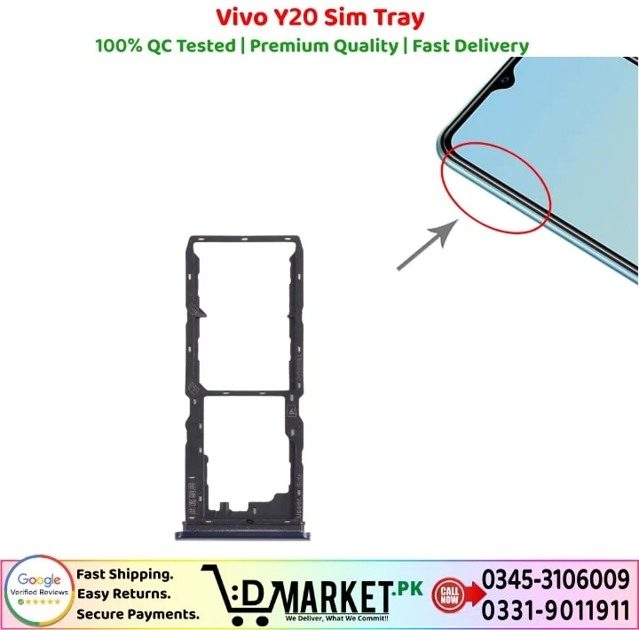 Vivo Y20 Sim Tray Price In Pakistan