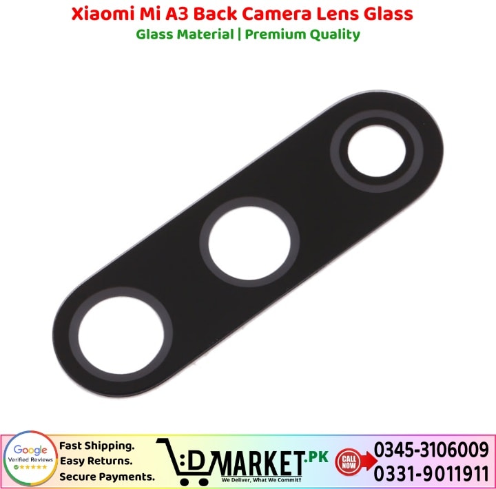 Xiaomi Mi A3 Back Camera Glass Lens Price In Pakistan