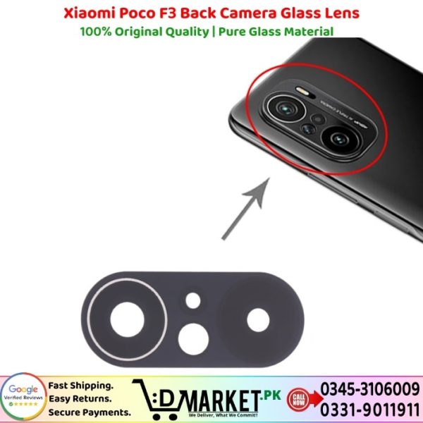 Xiaomi Poco F3 Back Camera Glass Lens Price In Pakistan