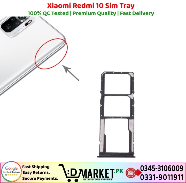 Xiaomi Redmi 10 Sim Tray Price In Pakistan