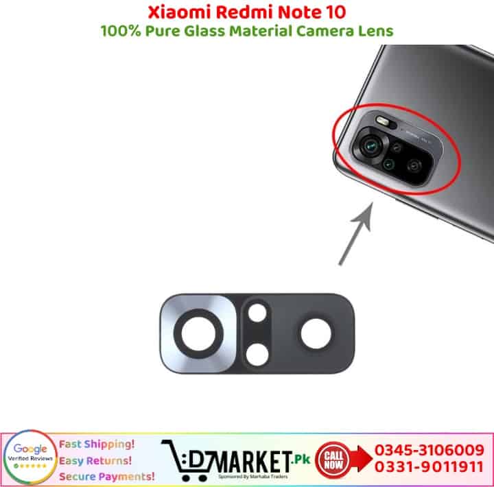 Xiaomi Redmi Note 10 Back Camera Glass Lens Price In Pakistan