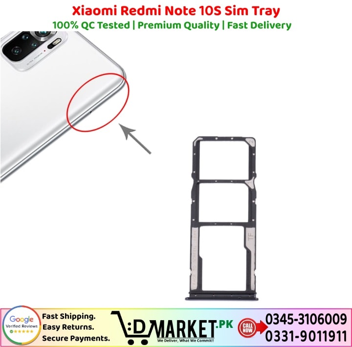 Xiaomi Redmi Note 10S Sim Tray Price In Pakistan