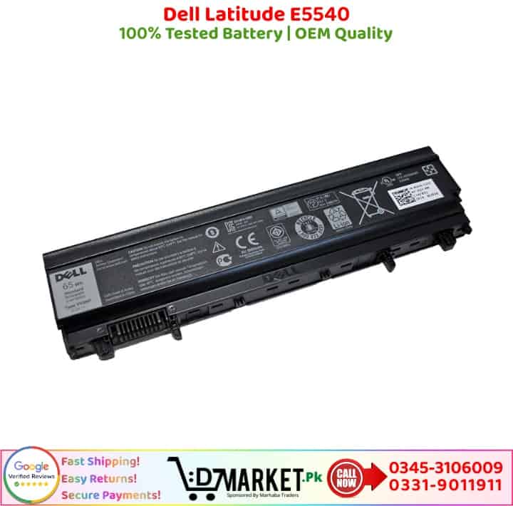 Dell Latitude E5540 Battery Price In Pakistan