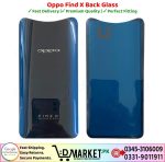 Oppo Find X Back Glass Price In Pakistan