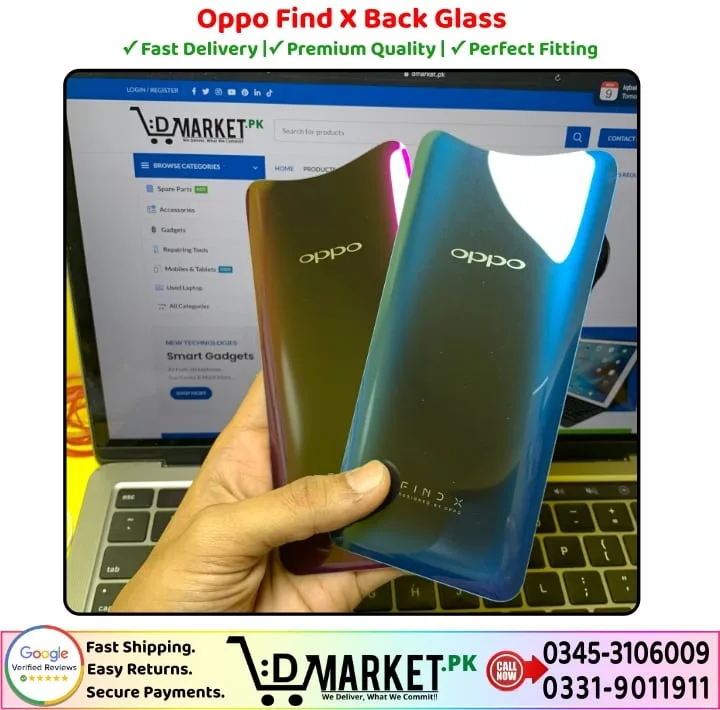 Oppo Find X Back Glass Price In Pakistan