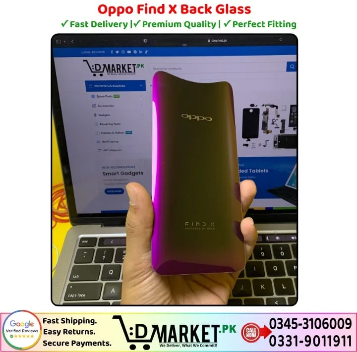 Oppo Find X Back Glass Price In Pakistan