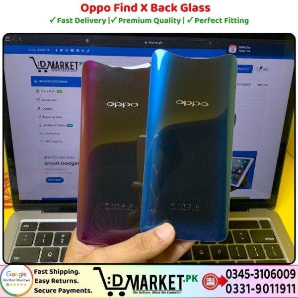 Oppo Find X Back Glass Price In Pakistan