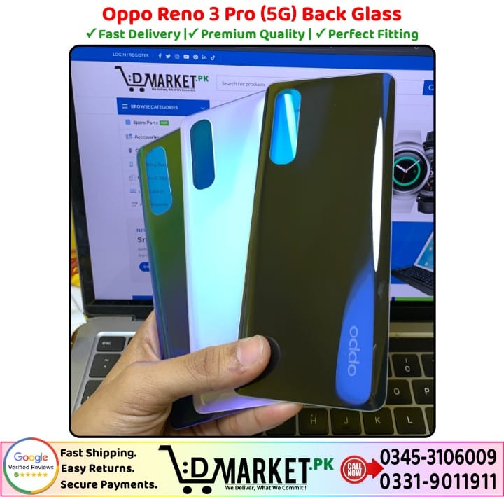 Oppo Reno 3 Pro 5G Back Glass Price In Pakistan