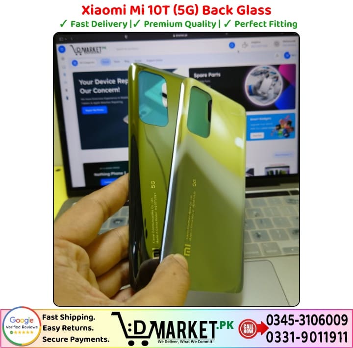 Xiaomi Mi 10T 5G Back Glass Price In Pakistan