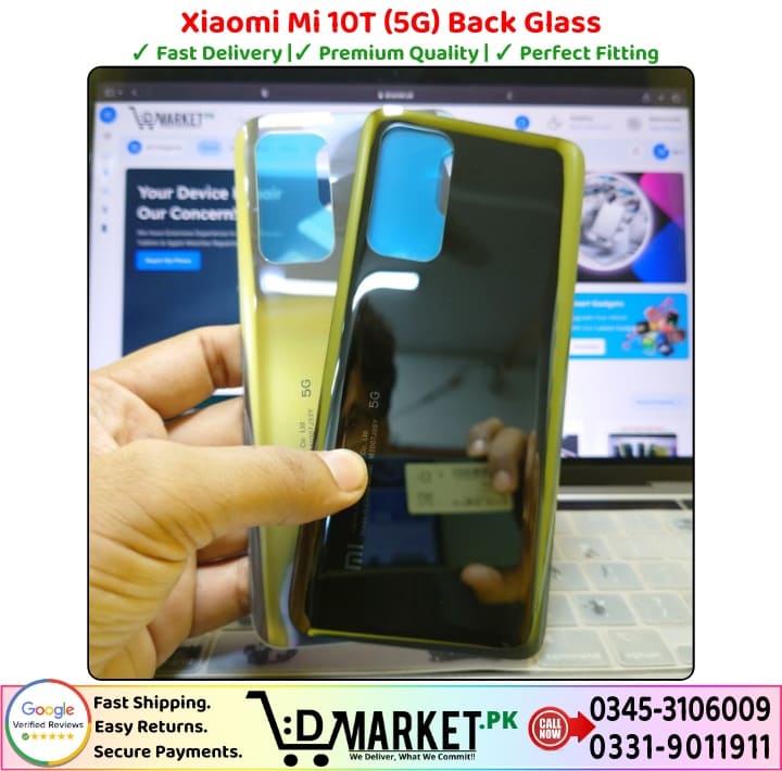 Xiaomi Mi 10T 5G Back Glass Price In Pakistan