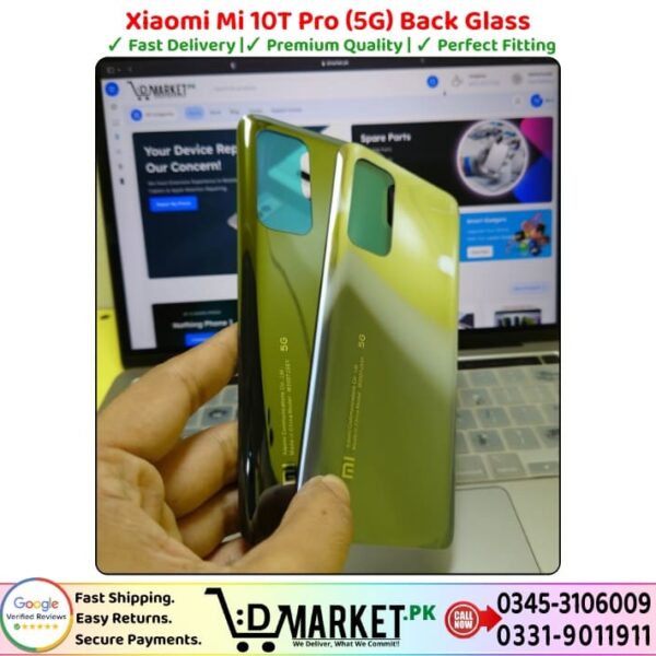 Xiaomi Mi 10T Pro 5G Back Glass Price In Pakistan