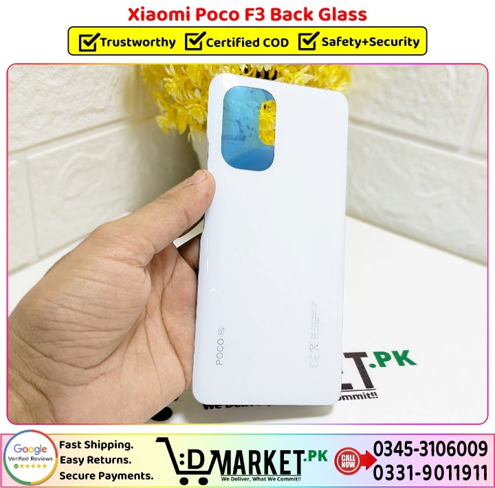 Xiaomi Poco F3 Back Glass Price In Pakistan
