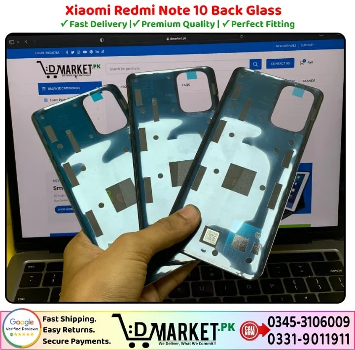 Xiaomi Redmi Note 10 Back Glass Price In Pakistan