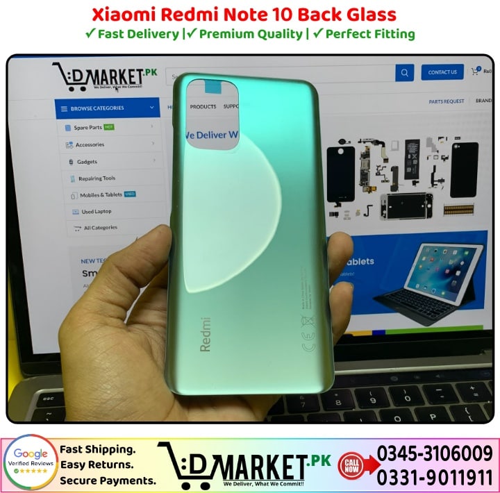 Xiaomi Redmi Note 10 Back Glass Price In Pakistan
