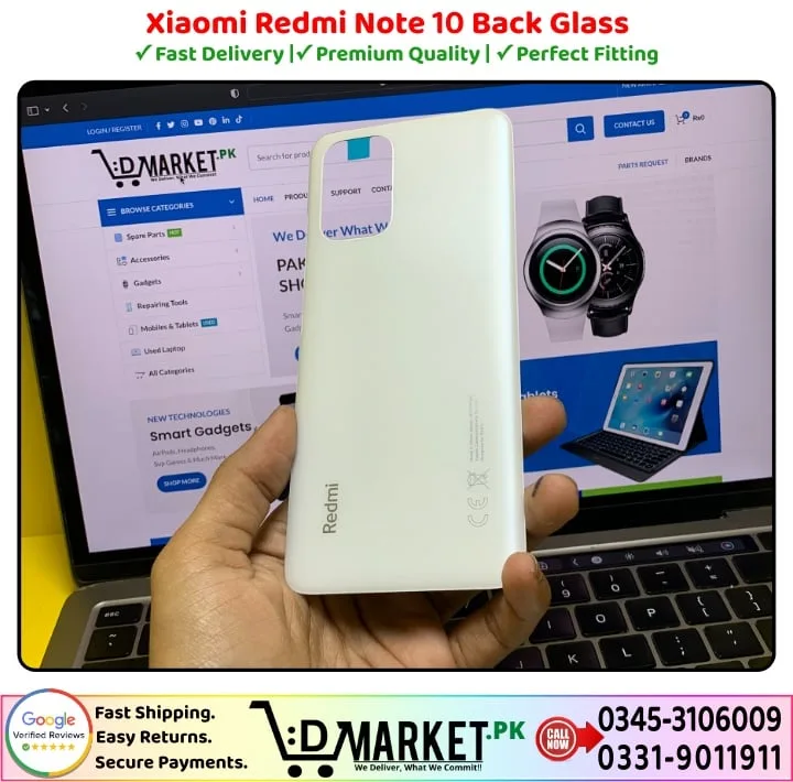 Xiaomi Redmi Note 10 Back Glass Price In Pakistan