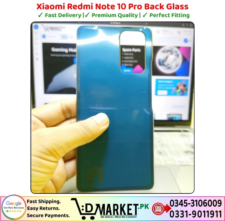 Xiaomi Redmi Note 10 Pro Back Glass Price In Pakistan