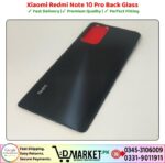 Xiaomi Redmi Note 10 Pro Back Glass Price In Pakistan