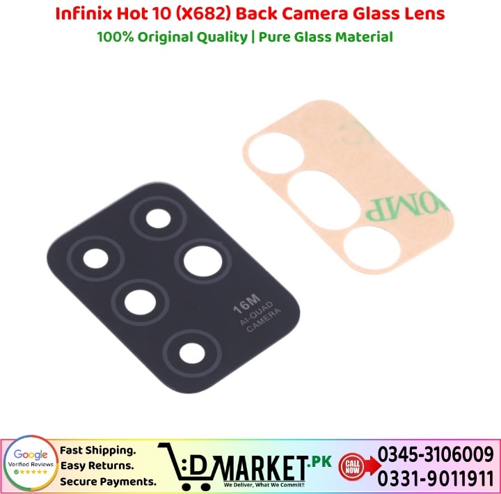 Infinix Hot 10 X682 Back Camera Glass Lens Price In Pakistan 1 1