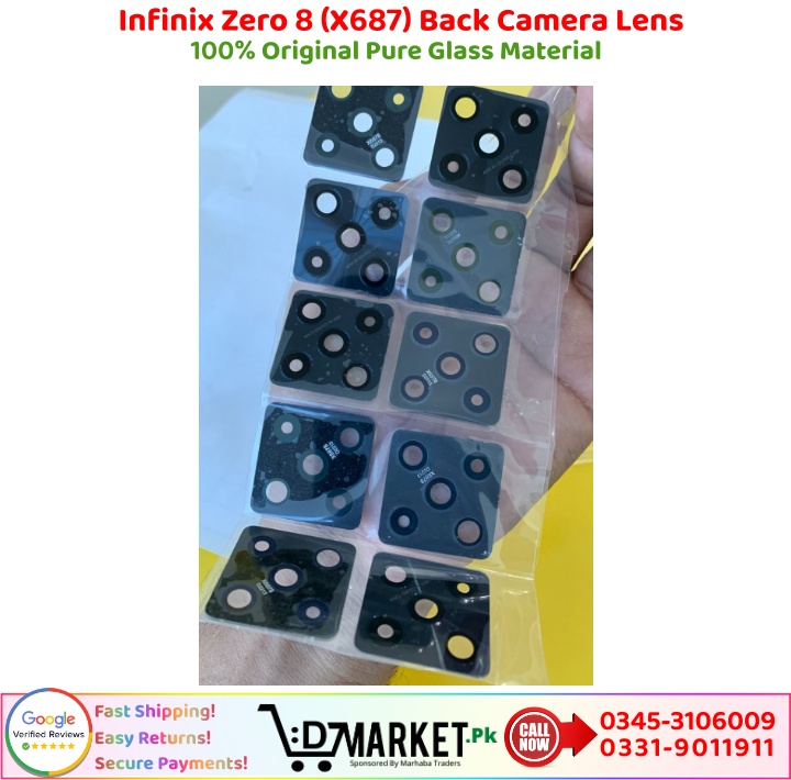 Infinix Zero 8 X687 Back Camera Lens Price In Pakistan