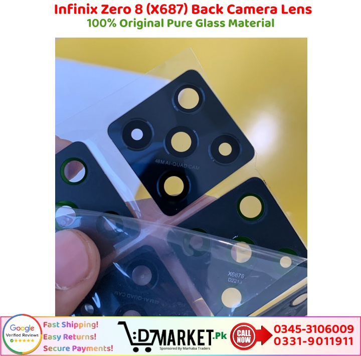 Infinix Zero 8 X687 Back Camera Lens Price In Pakistan