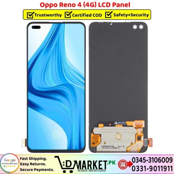 Oppo Reno 4 4G LCD Panel Price In Pakistan