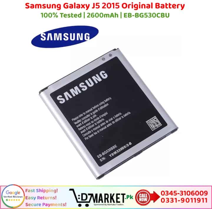 Samsung Galaxy J5 2015 Original Battery Price In Pakistan
